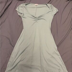 REVOLVE Sage Green Ribbed Top